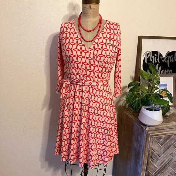 41 Hawthorn Renesmee Jersey Faux Wrap Dress - Picture 5 of 7